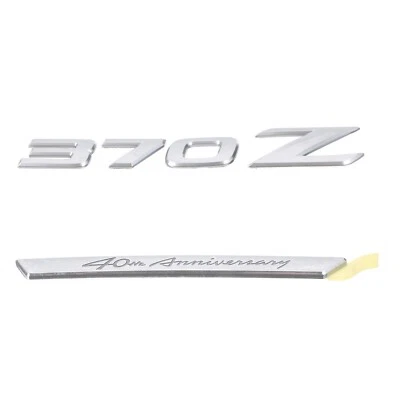 NEW OEM 2010 Nissan 370Z 40TH Anniversary Edition Decal Badge Emblem Nameplate - Image 1 of 3