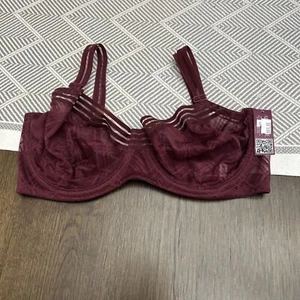 Adore Me Underwire Full Bra size 32DD Purple - Picture 1 of 2