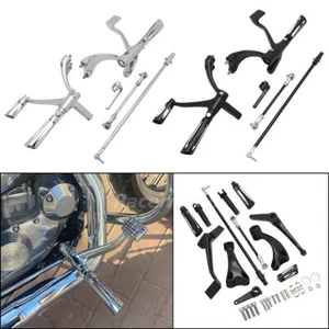 Forward Controls Foot Pegs Levers Linkage for Harley Sportster XL 883 1200 14-22 - Picture 1 of 12