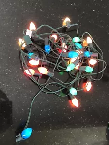 Vintage Set C7 Birne Weihnachtsbeleuchtung - Bild 1 von 6