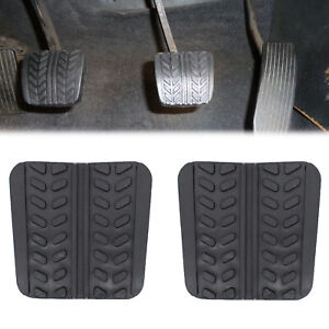 For Mazda Truck B2000 B2200 B2600 Brake / Clutch Pedal Pads Cover Rubber 1 Pair