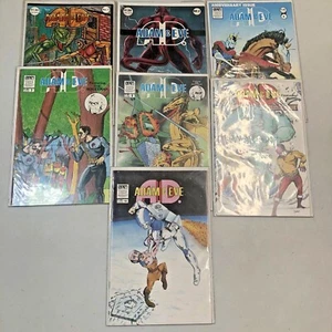 1980s BAM Productions Adam & Eve AD Comic Book Lot 1, 2, 6, 7, 8, 9, 10 - Picture 1 of 8