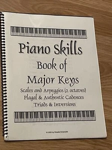 Rosalia Emanuele Major Keys Sheet Music Piano Methods Scales Arpeggios Cadences - Picture 1 of 6