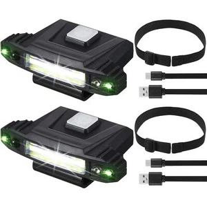 Rechargeable Motion Sensor Cap Visor Light LED Clip on Hat Light - Picture 1 of 7