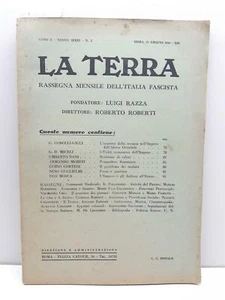 La terra rassegna mensile dell'Italia fascista n. 2 1936 - Imagen 1 de 5