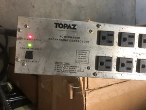 Topaz power maker Recharging Controller 10 Outlet Power Strip 15 Amp - Picture 1 of 5