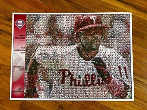 2007 Philadelphia Phillies Baseball SGA Rollins Utley Mosaic Team Print Poster - Picture 1 of 7