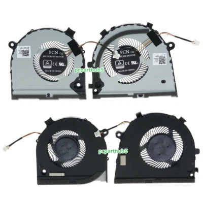 New Dell Game G3-3579 3779 G5 5587 Laptop CPU + GPU Cooling Fan 0TJHF2 & 0GWMFV - Image 1 of 3