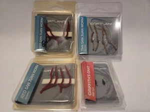 4 paquetes de moscas de pesca Cortland - Imagen 1 de 7