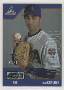 2002 Upper Deck 40 Man Electric Rainbow /40 Mike Koplove #667
