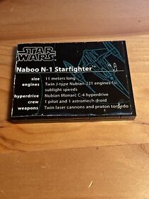 LEGO Star Wars 10026 Naboo Starfighter - Data Plate Sticker BA044pb01 9 Pieces