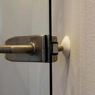 SBS® Türpuffer Ø 40mm / 60mm weiß Türstopper Wandpuffer Wandschutz vers. Menge - Bild 1 von 4