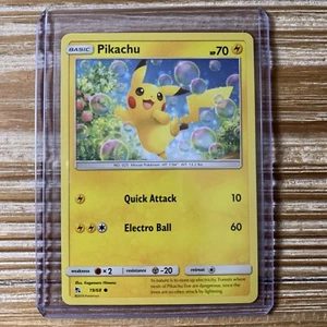 Pikachu 19/68 Hidden Fates Common Pokemon Card 2019 NM-Mint - Picture 1 of 2
