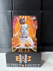 2023 Topps Cosmic Chrome Ronald Acuña Jr. Stellanova Orange Refractor/25 #STN-1 - Imagen 1 de 2