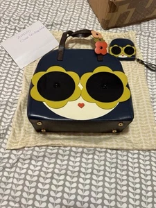 Orla Kiely Lola rare Bag In BLUE with PURSE - Picture 1 of 15