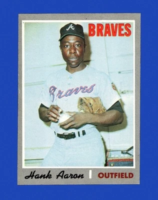 1970 Topps Set-Break #500 Hank Aaron como nuevo *GMCARDS* Foto 1 de 2