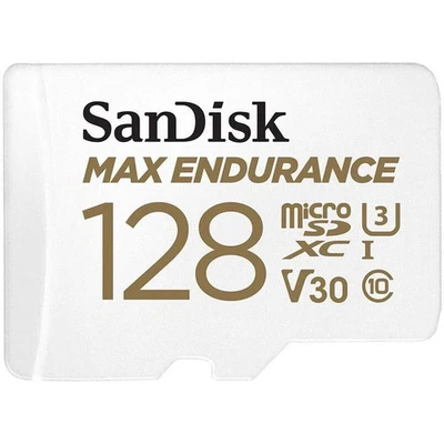 SanDisk 128GB MAX Endurance Micro SDXC Card CCTV Cams & Nextbase Dash Cams UK - Image 1 of 4