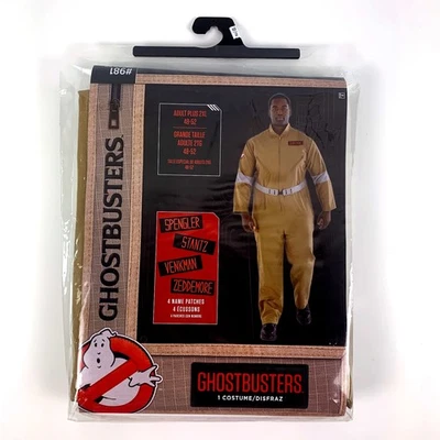 Disfraz Cazafantasmas Adulto Talla Grande 2XL 48-52 Mono Cinturón 4 Parches con Nombre LEER Foto 1 de 4