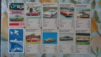 Quartett Auto Deutsche Sportwagen kontra Englische Sportwagen - Bild 1 von 3