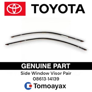 JUEGO DE PAR DE VISERAS DE VENTANA TOYOTA GENUINO JZA80 SUPRA 2JZ TALLA SZ-R RZ-S 08613-14139 - Imagen 1 de 3