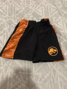 Universal Studios Jurassic World Youth Size 4 Athletic Shorts Dinosaur - Picture 1 of 4