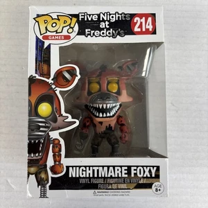 Five Nights at Freddy's Funko Pop - 214 Nightmare Foxy - Figura de vinilo en caja - Imagen 1 de 7