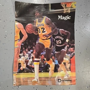 1984 CONVERSE ALL-STARS PROMO POSTER Magic Johnson 17" X 22.5" - Picture 1 of 4