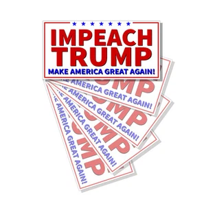 Impeach Trump - Anti Trump Making America Great Again - Sticker Decal 5 Pack D& - Picture 1 of 1