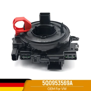 Para VW SEAT SKODA muelle de reloj anillo colector módulo de columna de dirección OEM 5Q0953569A - Imagen 1 de 8