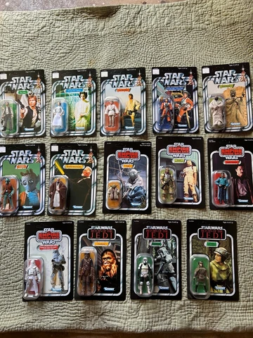 Hasbro Star Wars The Saga Collection Figure Lot of 14 Vintage Cover