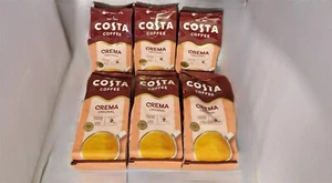 6 X Costa Coffee Crema Original Ground coffee Dark Roast 200g BBE 09/2026 - Picture 1 of 1