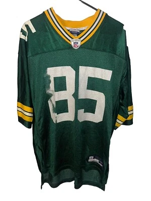 Large Vintage 2000s Greg Jennings Green Bay Packers NFL Jersey Reebok - Image 1 of 4