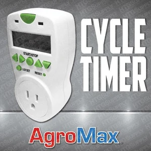 10-SECOND TO 99-HR DIGITAL CYCLE TIMER HYDROPONIC CONTROLLER W/ DAY/NIGHT SENSOR - Picture 1 of 1