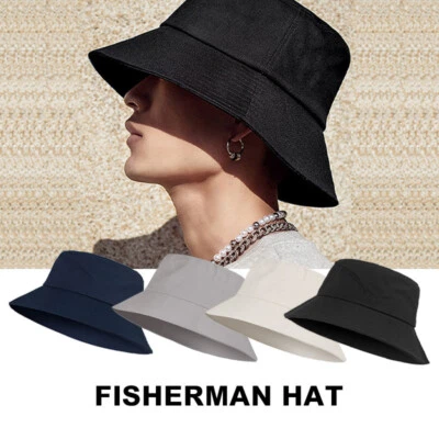 L/XL Unisex Oversize Bucket Hat for Big Large Head Fall Travel Beach Cap Sun Hat - image 1 of 4