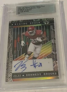 KENNEDY BROOKS - 2022 Leaf Metal Snakeskin AUTO PRE PRODUCTION PRINT 1/1 - Picture 1 of 1