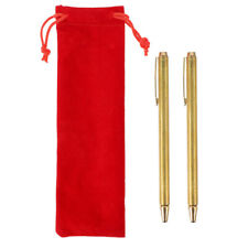  2 Pcs Copper Dowsing Rods Divining Measuring Retractable with Bag Fold