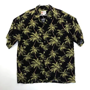 Hilo Hattie "The Hawaiian Original" Mens Shirt XL Vintage Palm Trees Aloha - Picture 1 of 5