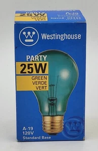 Westinghouse Green Party Glühbirne A19 Standard Sockel 25W #03444 - Neu - Bild 1 von 6