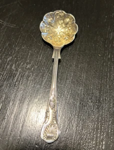 Vintage WA Sheffield England Goldwash Silver Plate Berry and Fruit Spoon - Picture 1 of 7