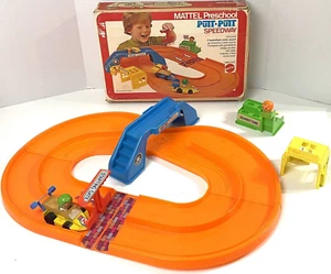 Vintage 1974 Mattel Preschool Putt Putt Speedway INCOMPLETE - Picture 1 of 22