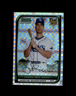 2008 Bowman Chrome X-Fractors #192 Justin Ruggiano 250 (ref 163993) - Image 1 of 2