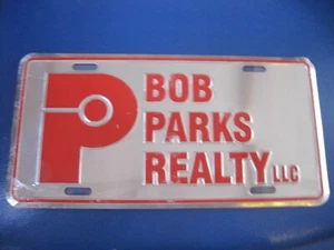 NOS BOB PARKS REALTY LLC METALL BOOSTER NUMMERNSCHILD - Bild 1 von 3