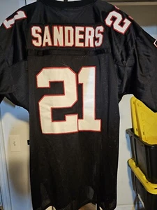 Authentic Deion Sanders Atlanta Falcons Mitchell & Ness Jersey Size 54 XL - Picture 1 of 18