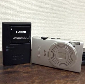 Canon IXY 220F PowerShot ELPH 110 HS IXUS 125 HS 16.1MP 5x Silver F/S From Japan - Picture 1 of 10