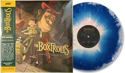 The Boxtrolls [Blue and Cream Vinyl w/ Pink Splatter Vinyl] LP Record Box Trolls - Image 1 of 4