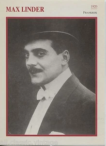 Max Linder - French Actor Film/Movie/Cinema Trading Card - Picture 1 of 1
