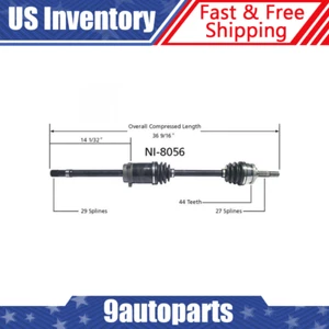 Fits 1993-1995 1996 1997 Nissan Altima w/ Auto Trans. Front Right CV Axle Joint - Picture 1 of 4