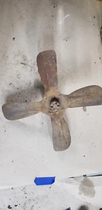 Model T FORD Small Pulley Fan.    Good Bushings Tight RIVITS - Picture 1 of 21