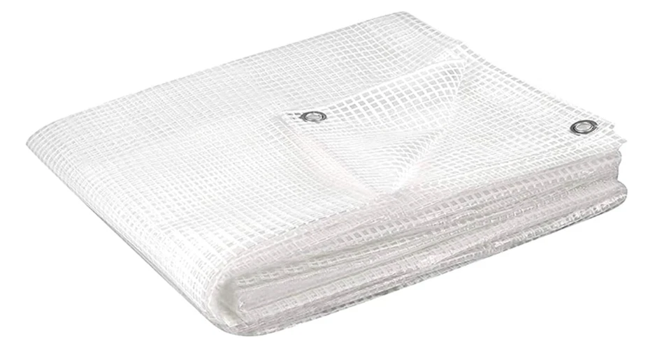 NG NICCOLAI TELO OCCHIELLATO E RETINATO TRASPARENTE CON TRAMA BIANCA 2X3 mt - Immagine 1 di 1