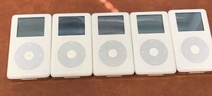 Job Lot of 5x iPod Classic 4th Gen 60GB – Spares or Repair - Picture 1 of 2